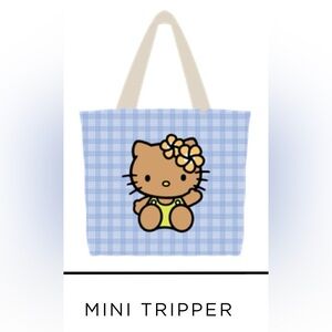 Aloha Collection Hawaii Hello Kitty splash proof mini tripper Palaka plaid bag
